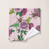 Bouquets et tarantula (Gant de toilette)