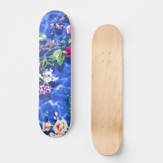 Bouquets met rozen skateboard (Voorkant)