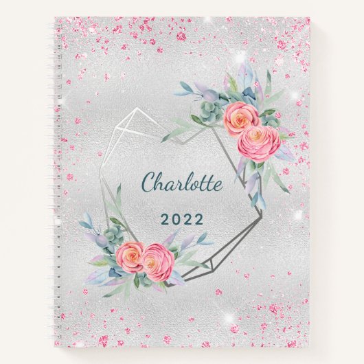 Bouquets rose argent parties scintillant journal d (Devant)