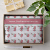 Bouquets van Red Roses Custom Text Tissuepapier (Geschenk)