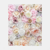 Bouquets van Rozen 1 Fleece Deken (Voorkant)