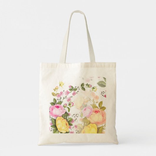 Bouquets van Rozen 4 Tote Bag (Achterkant)