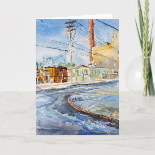 Bourbe sur la carte aquarelle de Burt St (Devant)
