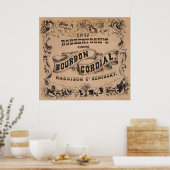  BOURBON AD 1847 POSTER (Keuken)