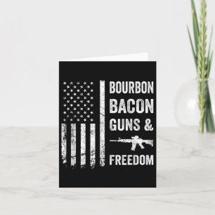 Bourbon Bacon Pistolen & amp; Vrijheid - BBQ Grill Kaart
