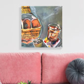 Bourbon Bar Kunst Canvas Afdruk (Insitu (Woonkamer))