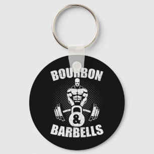 Bourbon Barbells Fitness Bodybuilding Gewichtheffe Sleutelhanger