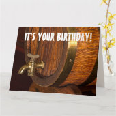 BOURBON BARREL ANNIVERSAIRE GRANDE CARTE (Fleur jaune)