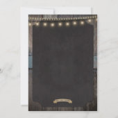 Bourbon Beer en BBQ 40th Birthday Invitation Kaart (Achterkant)