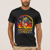 Bourbon Cowboy T-shirts Gifts (Voorkant)