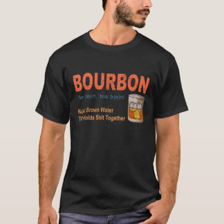 Bourbon Definitie  Bourbon Whiskey Drinken T-shirt