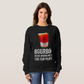 Bourbon Definition Magic Brown Water For Fun Peopl Trui (Voorkant volledig)