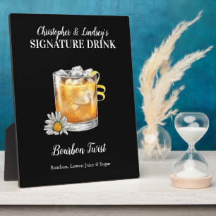 Bourbon Drink ・ PERSONALIZE deze Drink van de Hand Fotoplaat
