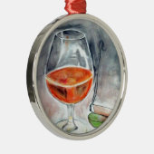 Bourbon en rook metalen ornament (Rechts)