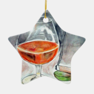 Bourbon en Smoke Keramisch Ornament