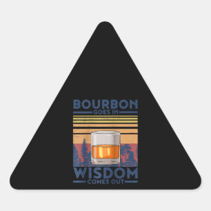 Bourbon-gans in Wisdom komt uit Driehoek Sticker