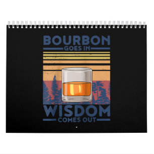 Bourbon-gans in Wisdom komt uit Kalender