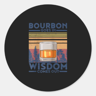 Bourbon-gans in Wisdom komt uit Ronde Sticker
