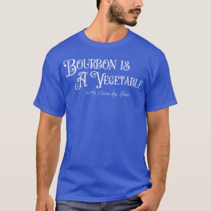 Bourbon is een plantaardige T-shirt