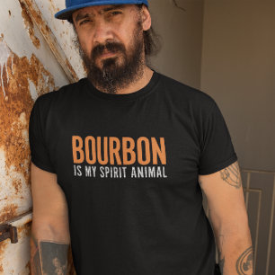 Bourbon is mijn Spirit Animal Amerikaans T-shirt