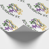 Bourbon kralen cadeaupapier (Hoek)