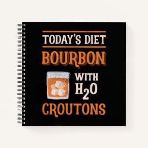 Bourbon met watergroepen vandaag notitieboek