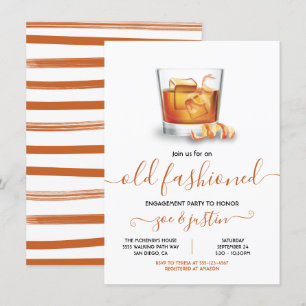 Bourbon Old Fashioned Party Kaart