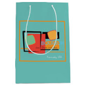 "Bourbon on the Rocks" - Gift Bag Medium Cadeauzakje (Voorkant)