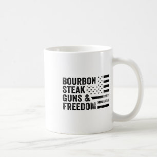 Bourbon Steak Pistolen en Freedom USA Flag Whiskey Koffiemok