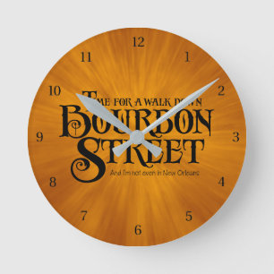 Bourbon Street - grappige whiskey drinken Ronde Klok
