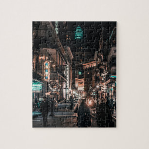 Bourbon Street New Orleans Franse Wijk Kunst Legpuzzel