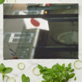 Bourbon Street Sign in New Orleans Theedoek (Gevouwen)