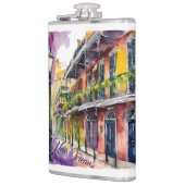 Bourbon Street Souvenier Heupfles (Links)