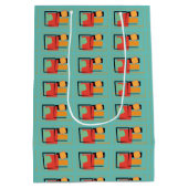 Bourbon sur les rochers au milieu du siècle - Sac  (Dos)