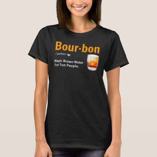 Bourbon Whiskey Bourbon Definitie 1 T-shirt (Voorkant)