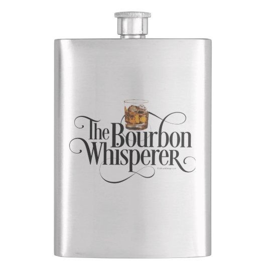 Bourbon Whisperer Flask Flacon (Voorkant)