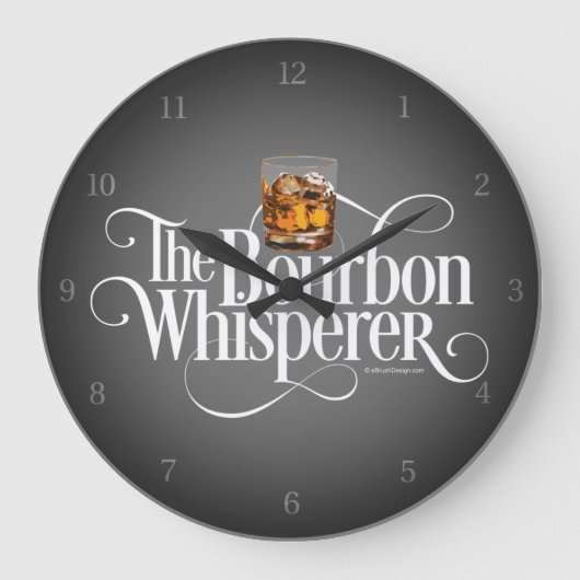 Bourbon Whisperer Large Clock Grote Klok (Voorkant)