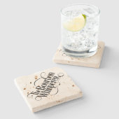 Bourbon Whisperer Stenen Onderzetter (Zijkant)