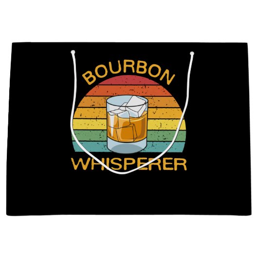 Bourbon Whisperer Whiskey Bourbon Drink Gift Groot Cadeauzakje (Voorkant)