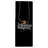 Bourbon Whisperer Wine Gift Bag Wijn Cadeautas (Voorkant)