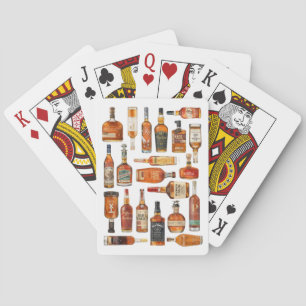 Bourbonfles Watercolor Speelkaarten