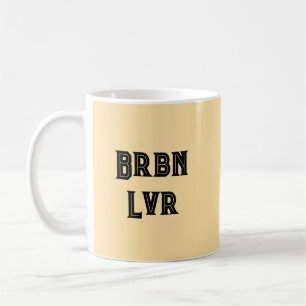 Bourbonliefhebber koffiekop koffiemok
