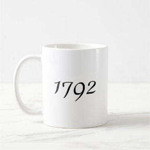 Bourbonliefhebber zwart en wit koffiemok