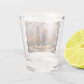 Bourbonville Shot Glas (Achterkant)
