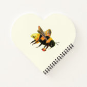 Bourdon transportant du pollen Cahier en forme de (Dos)