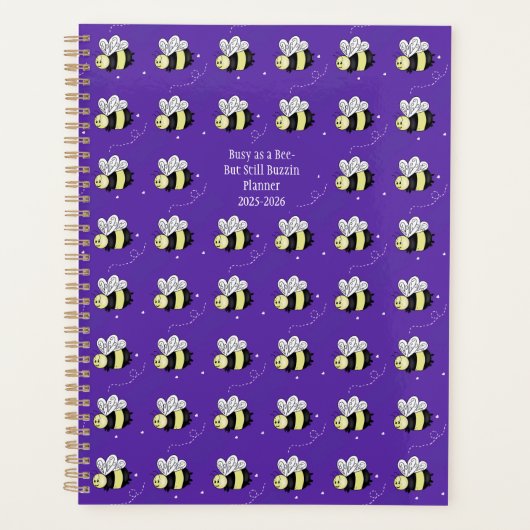Bourdon Violet "Occupé comme une Abeille" (Devant)