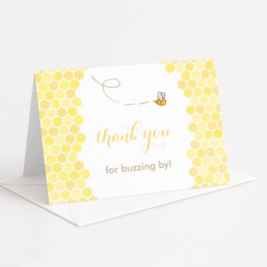 bourdonnement par carte de remerciements, miel abe