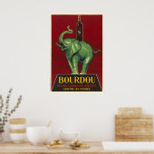 Bourdou Vintage Aperitif Poster (Cuisine)