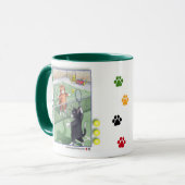 Bourgeon de chats tigrés de tennis et tasse (Devant gauche)