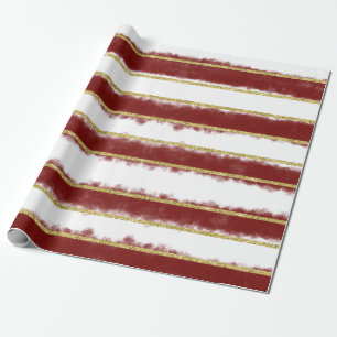 Bourgogdpenseelstreken met glitter wrapping paper cadeaupapier